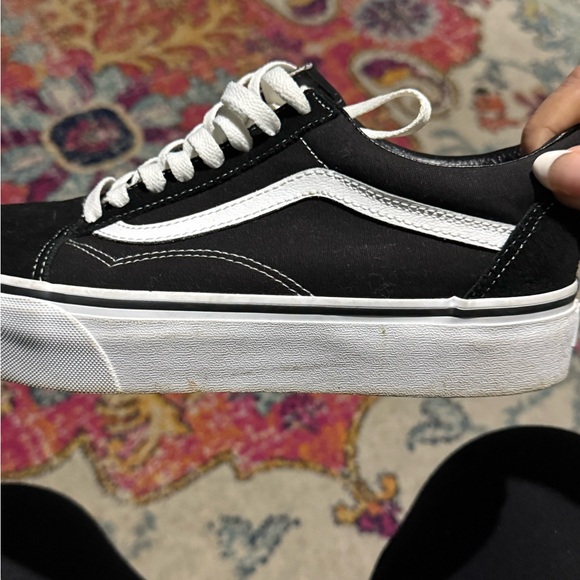 Vans Old Skool Black and White Sneakers - Picture 12 of 13